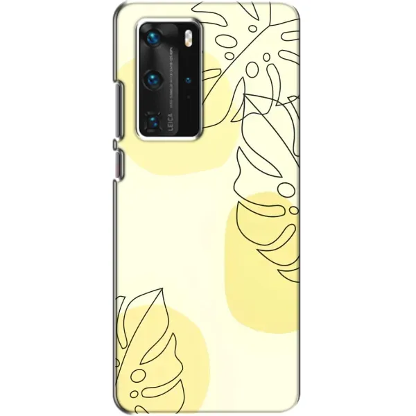 Чохол з принтом «Жовта монстера арт» для Huawei P40 Pro Чохол з принтом «Жовта монстера арт» для Huawei P40 Pro