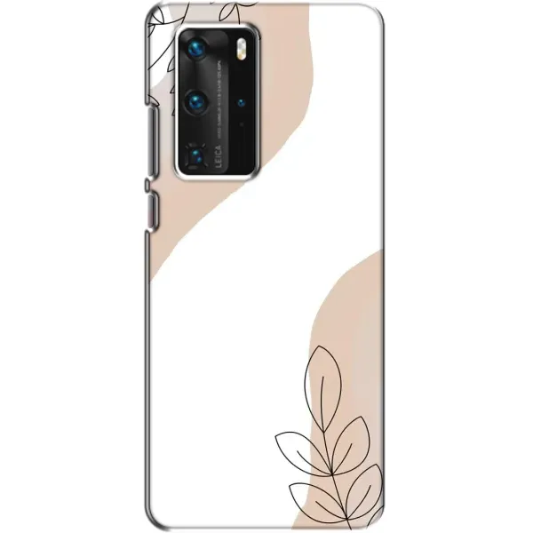 Чохол з принтом «Нюдова гілочка абстракція» для Huawei P40 Pro Чохол з принтом «Нюдова гілочка абстракція» для Huawei P40 Pro