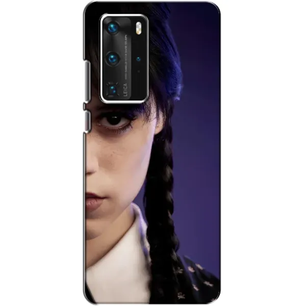 Чехол с принтом «Загадочный взгляд Уэнздей» для Huawei P40 Pro Чехол с принтом «Загадочный взгляд Уэнздей» для Huawei P40 Pro