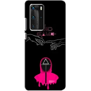 Чехол Гра в кальмара для Huawei P40 Pro (Минимализм Игра кальмара)