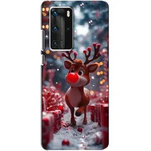 Чохол з принтом «Олень серед подарунків» для Huawei P40 Pro