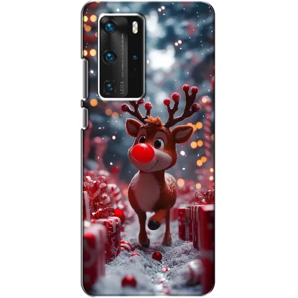 Чохол з принтом «Олень серед подарунків» для Huawei P40 Pro