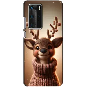 Чохол з принтом «Олень в светрі» для Huawei P40 Pro