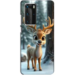 Чохол з принтом «Оленятко в лісі» для Huawei P40 Pro