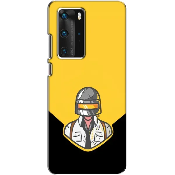 Чохол з принтом «Пабг в шоломі» для Huawei P40 Pro