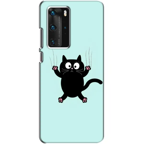 Чохол з принтом «Падаючий кіт» для Huawei P40 Pro Чохол з принтом «Падаючий кіт» для Huawei P40 Pro
