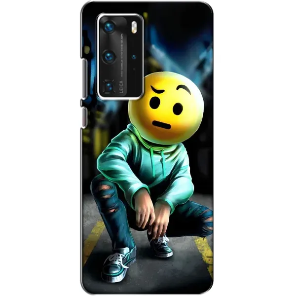 Чохол з принтом «Хлопець смайл» для Huawei P40 Pro Чохол з принтом «Хлопець смайл» для Huawei P40 Pro