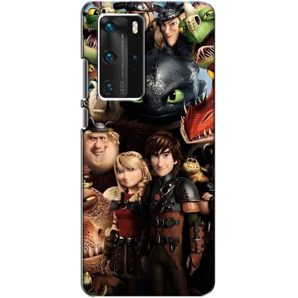 Чехол с принтом «Персонажи дракона» для Huawei P40 Pro Чехол с принтом «Персонажи дракона» для Huawei P40 Pro