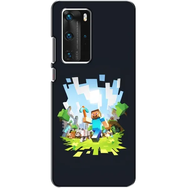 Чохол з принтом «персонажі Minecraft» для Huawei P40 Pro Чохол з принтом «персонажі Minecraft» для Huawei P40 Pro