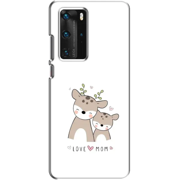 Чохол з принтом «Оленята мама і малюк» для Huawei P40 Pro Чохол з принтом «Оленята мама і малюк» для Huawei P40 Pro