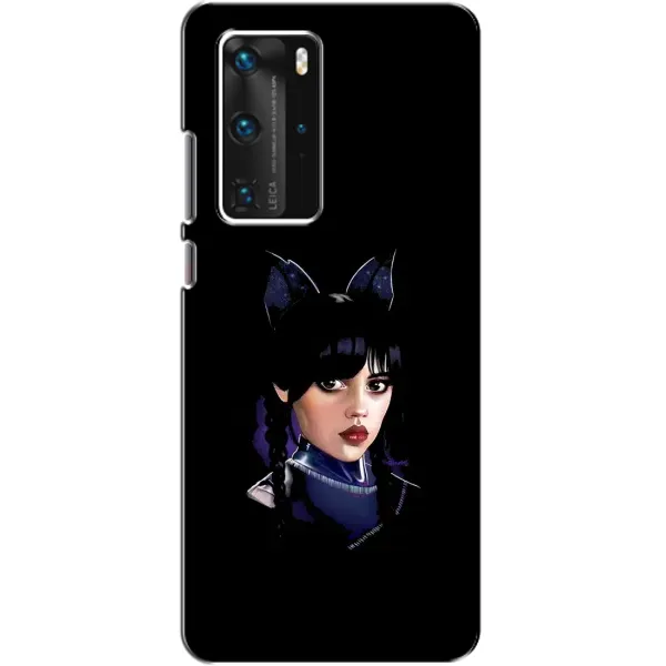 Чохол з принтом «серйозна Венздей» для Huawei P40 Pro Чохол з принтом «серйозна Венздей» для Huawei P40 Pro