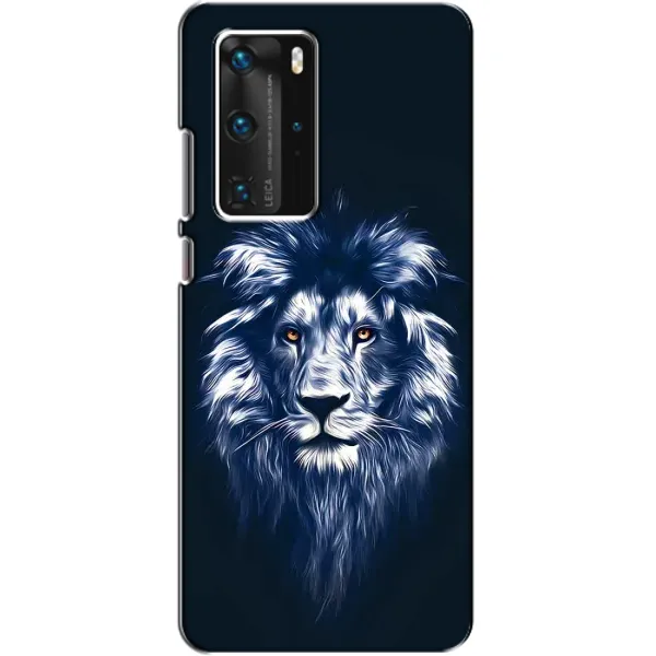 Чохол з принтом «Синій Лев» для Huawei P40 Pro Чохол з принтом «Синій Лев» для Huawei P40 Pro