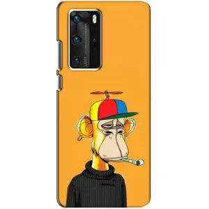Чохол з принтом «Нудна мавпа NFT» для Huawei P40 Pro