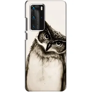 Чохол з принтом «Сова» для Huawei P40 Pro