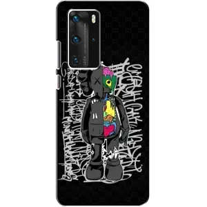 Чохол з принтом «Стиль Bearbrick» для Huawei P40 Pro