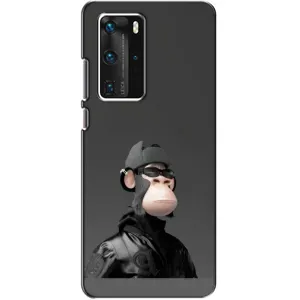 Чохол з принтом «стильна мавпа NFT» для Huawei P40 Pro