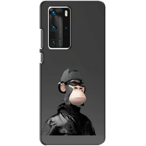 Чохол з принтом «стильна мавпа NFT» для Huawei P40 Pro Чохол з принтом «стильна мавпа NFT» для Huawei P40 Pro