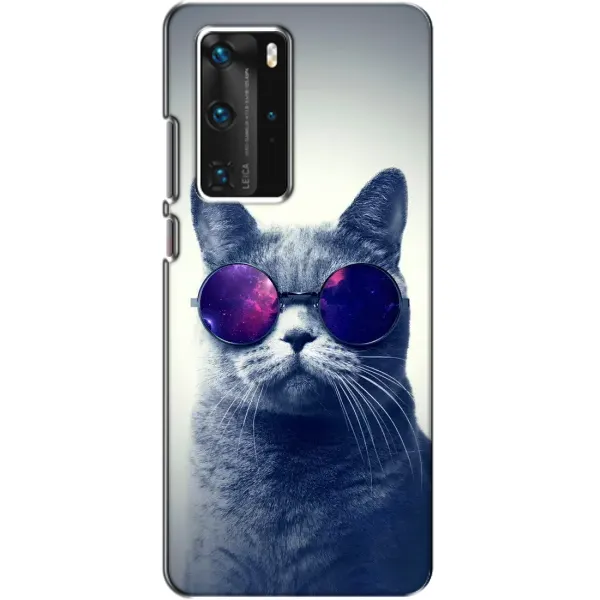 Чохол з принтом «Стильний кіт» для Huawei P40 Pro Чохол з принтом «Стильний кіт» для Huawei P40 Pro