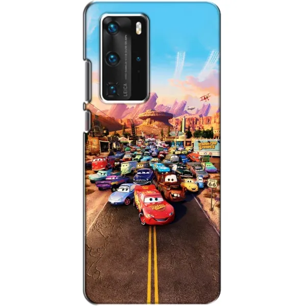 Чехол с принтом «Тачки на трассе» для Huawei P40 Pro Чехол с принтом «Тачки на трассе» для Huawei P40 Pro