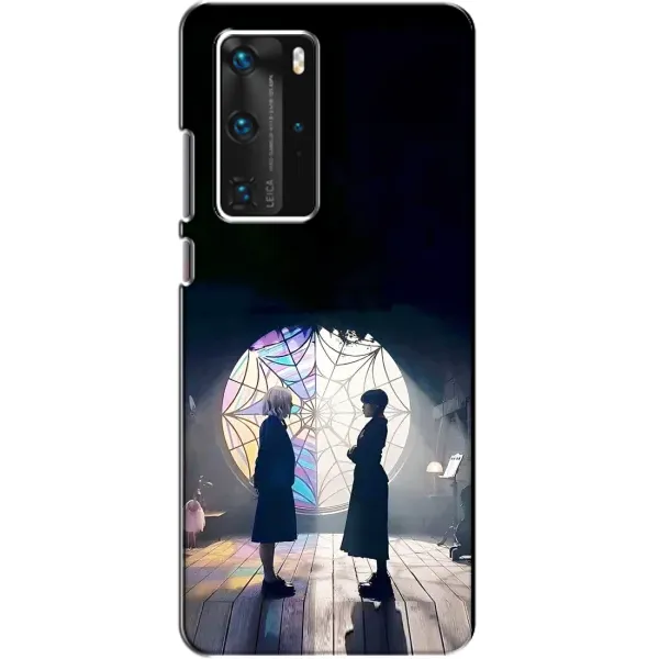 Чохол з принтом «Венздей та Інід» для Huawei P40 Pro Чохол з принтом «Венздей та Інід» для Huawei P40 Pro