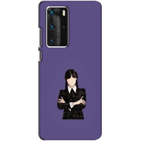 Чохол з принтом «Венздей у чорному» для Huawei P40 Pro Чохол з принтом «Венздей у чорному» для Huawei P40 Pro
