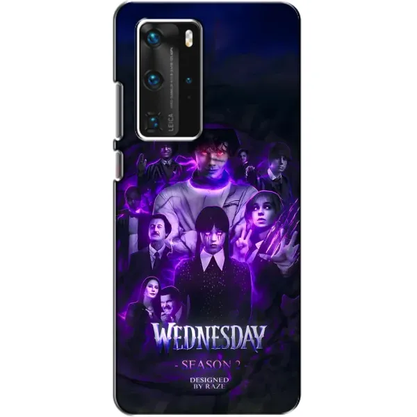 Чехол с принтом «Фиолетовая магия Уэнздей» для Huawei P40 Pro Чехол с принтом «Фиолетовая магия Уэнздей» для Huawei P40 Pro