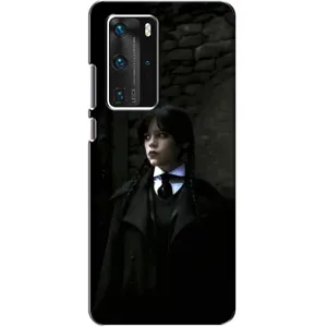 Чехол с дизайном Венздей 2 на Huawei P40 Pro (Темный стиль Уэнздей)
