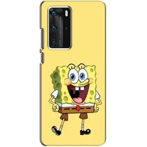 Чохол з принтом «Веселий Спанч Боб» для Huawei P40 Pro