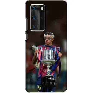 Чохол з футболістом Ламін Ямаль Huawei P40 Pro (Ямаль з кубком)