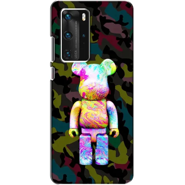 Чохол з принтом «Яскравий Bearbrick» для Huawei P40 Pro Чохол з принтом «Яскравий Bearbrick» для Huawei P40 Pro