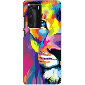 Чохол з принтом «Яскравий Лев» для Huawei P40 Pro