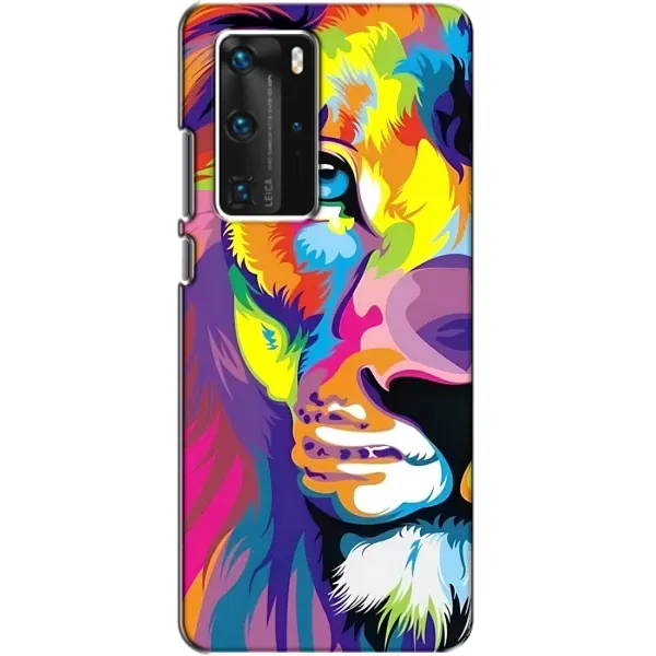 Чохол з принтом «Яскравий Лев» для Huawei P40 Pro Чохол з принтом «Яскравий Лев» для Huawei P40 Pro