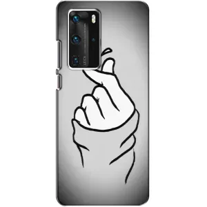 Чохол з принтом «Значок Love» для Huawei P40 Pro