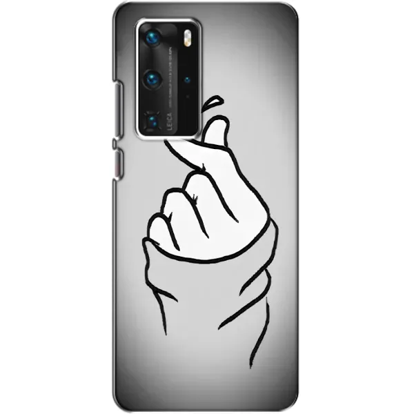 Чохол з принтом «Значок Love» для Huawei P40 Pro