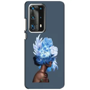 Чехлы (ART) Цветы на Huawei P40 (VPrint) (Квіти на голові)