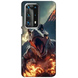 Чохол з картинкою 'Хижаки' для Huawei P40 (Вогняний динозавр)