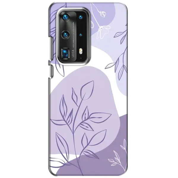 Чехол с принтом «Фиолетовые листья абстракция» для Huawei P40
