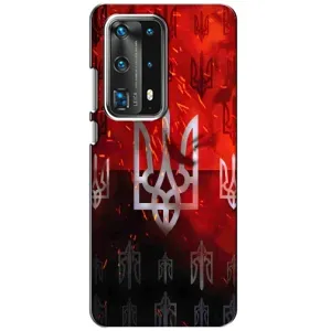 Украинские Чехлы для Huawei P40 с картинкой УПА (AlphaPrint) (ГЕРБ УПА)