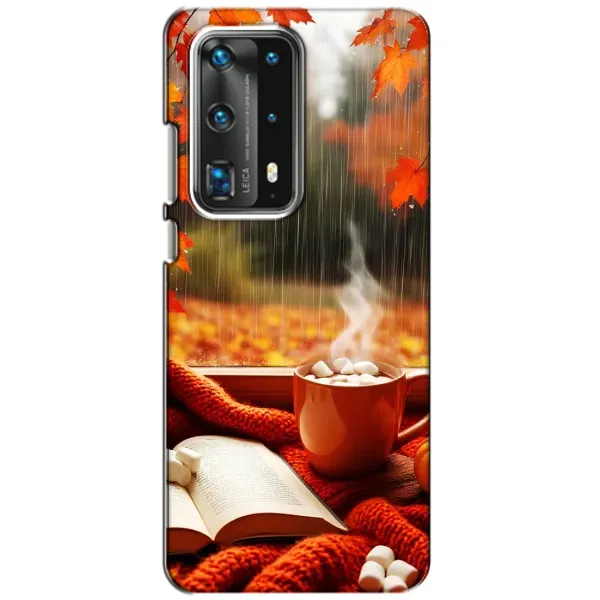 Чохол з принтом «Кава і дощ» для Huawei P40 Чохол з принтом «Кава і дощ» для Huawei P40