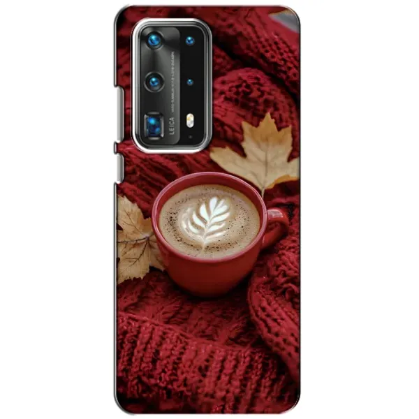 Чохол з принтом «Кава на ковдрі» для Huawei P40 Чохол з принтом «Кава на ковдрі» для Huawei P40