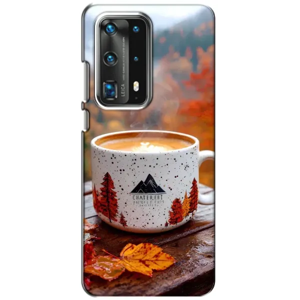 Чохол з принтом «Кава на природі» для Huawei P40 Чохол з принтом «Кава на природі» для Huawei P40