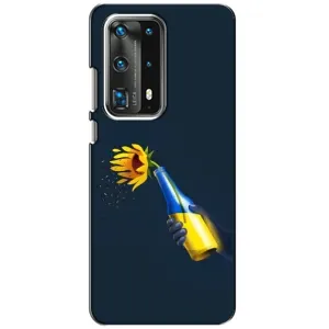 Чехол для Патриота Украины Huawei P40 - (AlphaPrint) (Коктейль молотова)