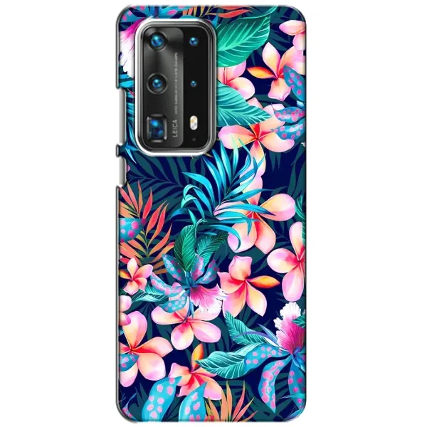 Чехол с принтом «Красочные цветы» для Huawei P40