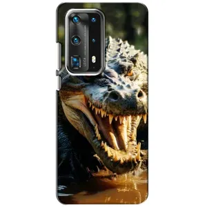 Чохол з картинкою 'Хижаки' для Huawei P40 (Небезпечний крокодил)