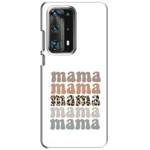 Чехол с принтом «Текстовый коллаж мама» для Huawei P40