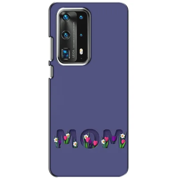 Чехол с принтом «Мама в цветах» для Huawei P40