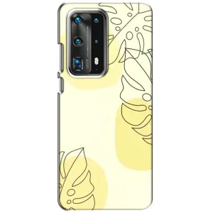 Силконовий чохол з принтом в квітах на Huawei P40