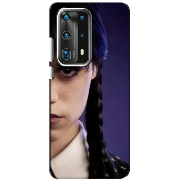 Чохол з принтом «Загадковий погляд Венздей» для Huawei P40 Чохол з принтом «Загадковий погляд Венздей» для Huawei P40