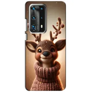 Чохол з принтом «Олень в светрі» для Huawei P40
