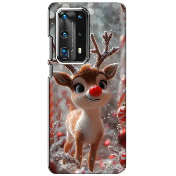 Чохол з принтом «Олень з носом» для Huawei P40 Чохол з принтом «Олень з носом» для Huawei P40